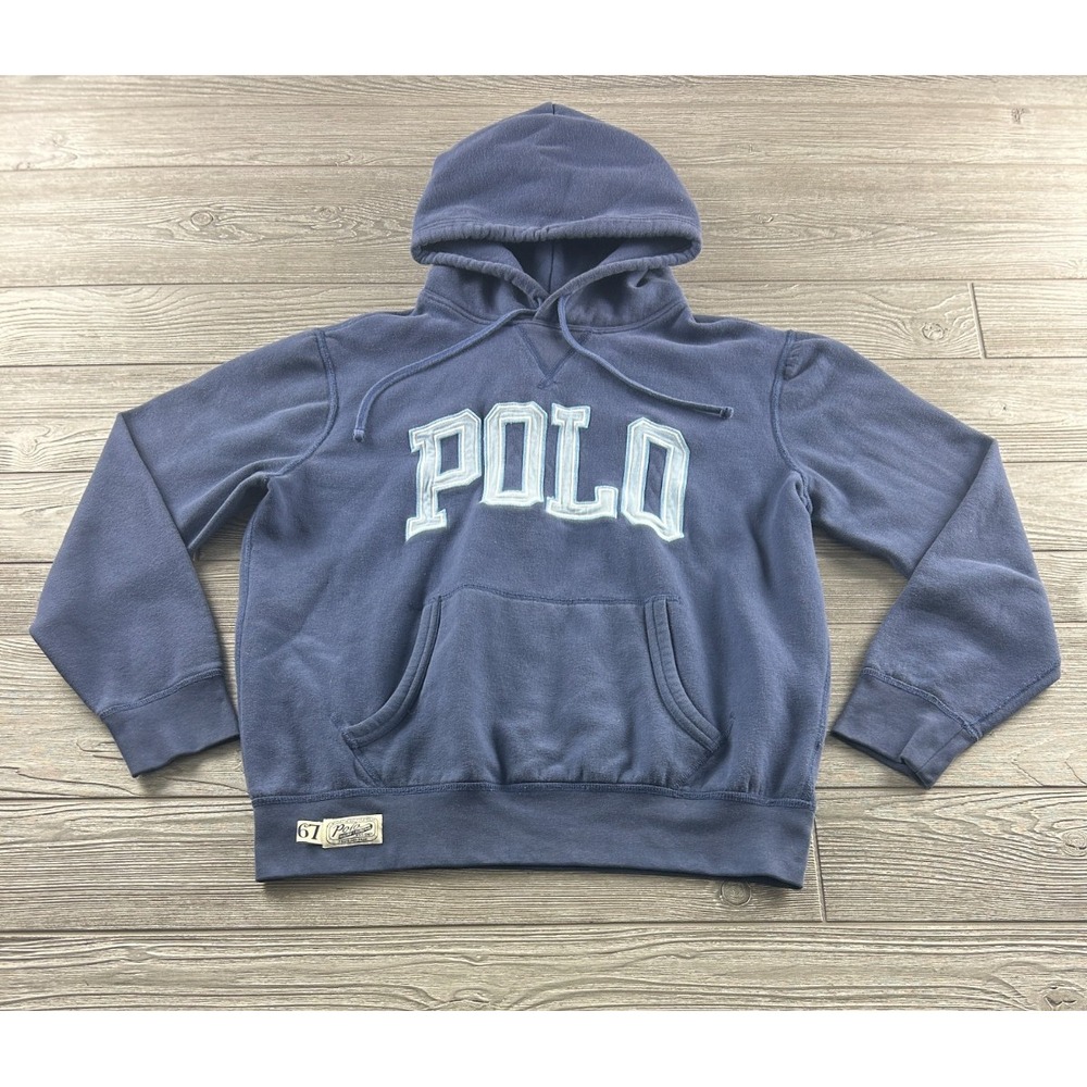 Polo Ralph Lauren Women’s Navy Blue Lightweight Pullover Hoodie Size Medium